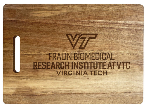 Virginia Tech Fralin Biomedical Research Institute Engraved Wooden Cutting Board 10