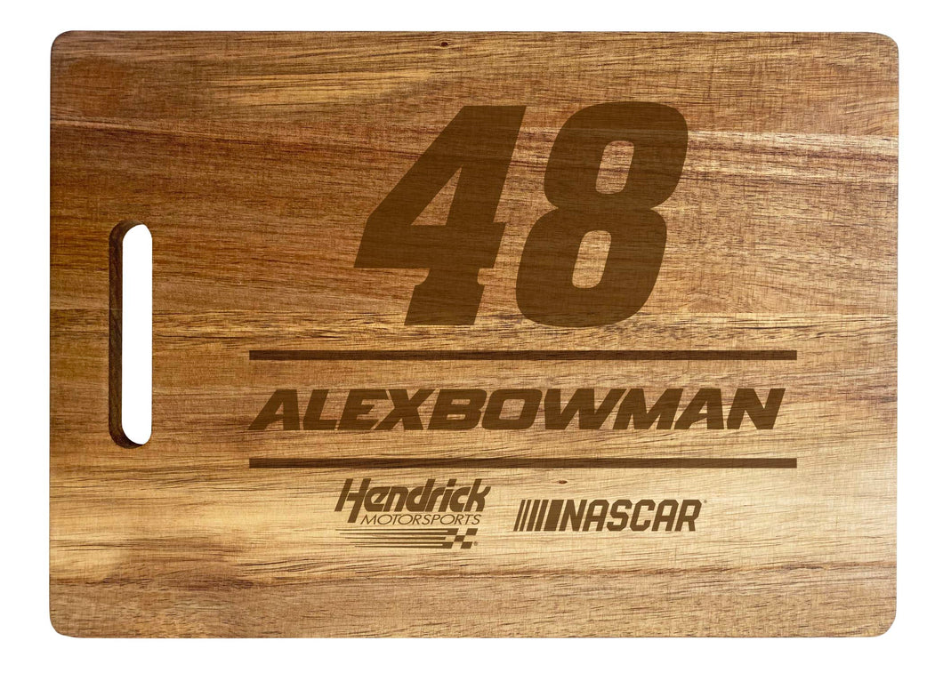 #48 Alex Bowman NASCAR Officially Licensed Engraved Wooden Cutting Board