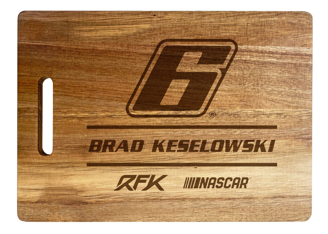 #6 Brad Kesewloski NASCAR Officially Licensed Engraved Wooden Cutting Board