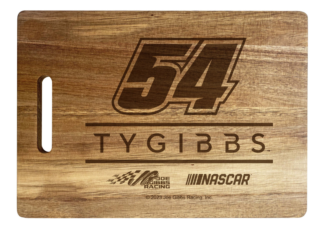 #54 Ty Gibbs NASCAR Officially Licensed Engraved Wooden Cutting Board