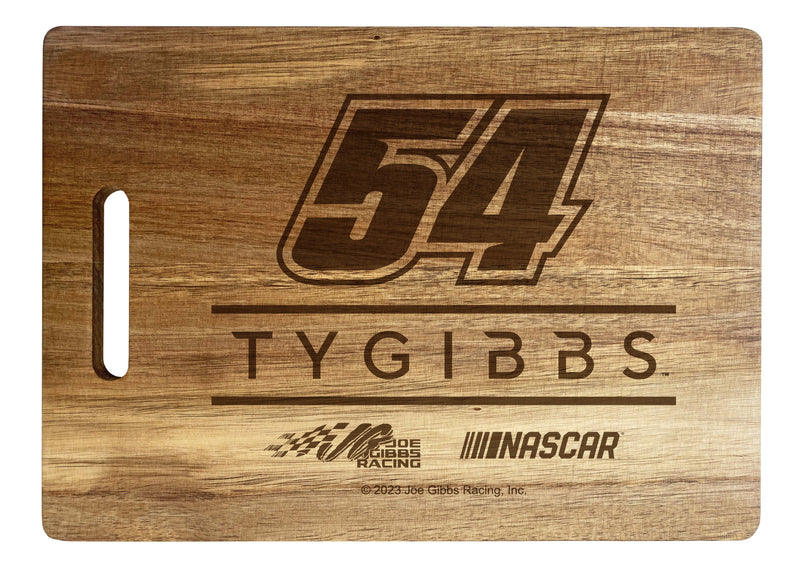 #54 Ty Gibbs NASCAR Officially Licensed Engraved Wooden Cutting Board
