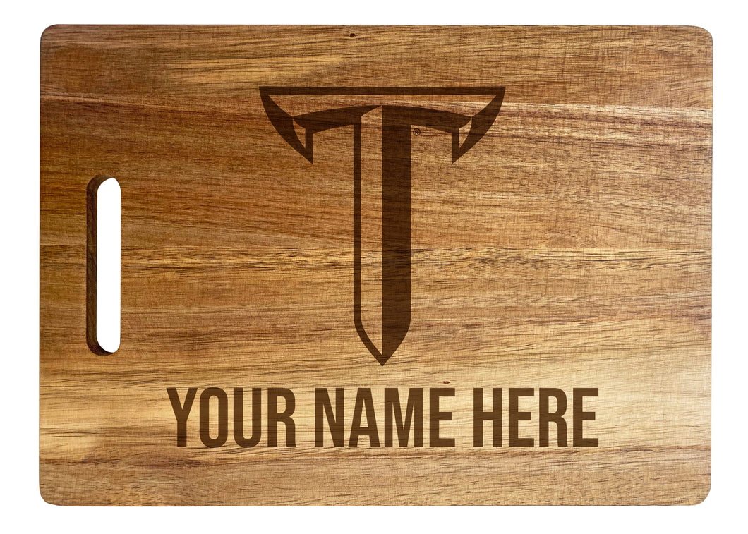 Troy University Custom-Engraved Acacia Wood Cutting Board - Personalized 10 x 14-Inch