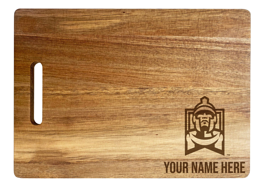 East Stroudsburg University Personalized Corner-Emblem Acacia Cutting Board - 10