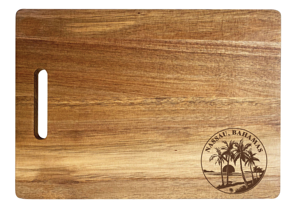 Nassau the Bahamas Souvenir  Wooden Cutting Board 10 x 14