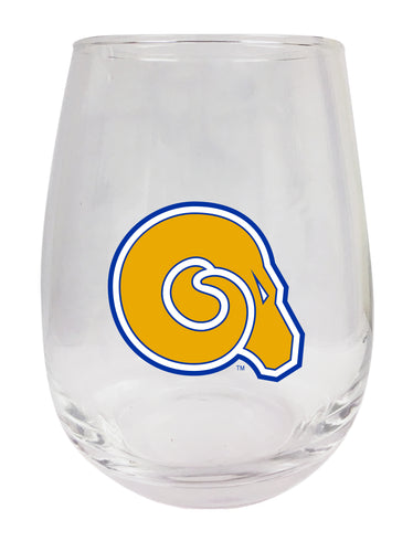 Albany State University Stemless Wine Glass - 9 oz. | Officially Licensed NCAA Merchandise