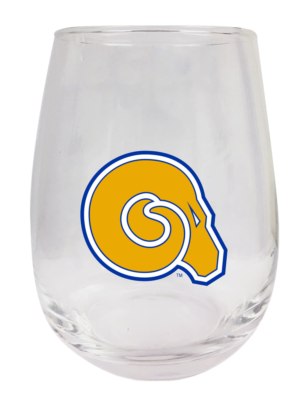 Albany State University Stemless Wine Glass - 15 oz. | Officially Licensed NCAA Merchandise