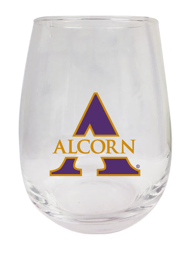 Alcorn State Braves Stemless Wine Glass - 9 oz. | Officially Licensed NCAA Merchandise