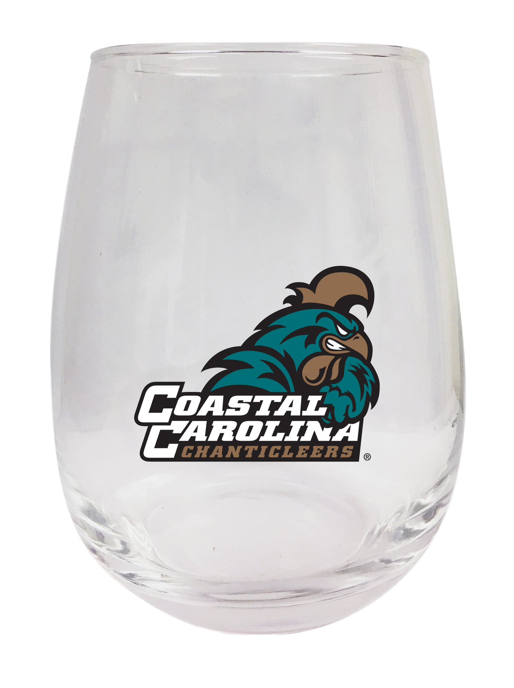 Coastal Carolina University Stemless Wine Glass - 15 oz. | Officially Licensed NCAA Merchandise