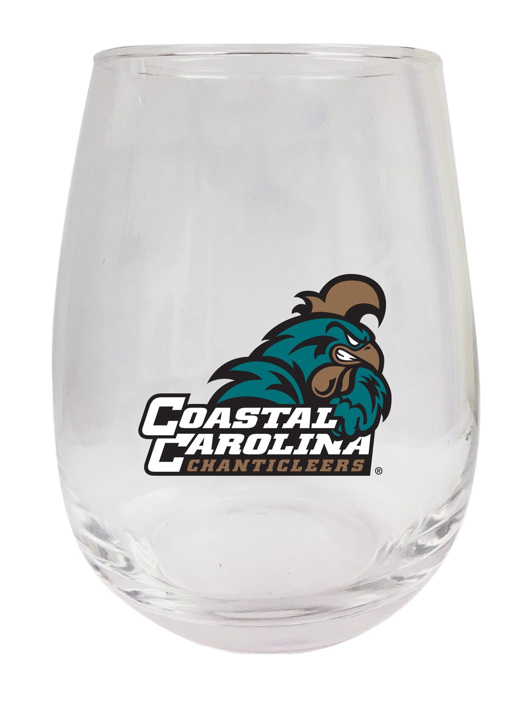 Coastal Carolina University Stemless Wine Glass - 9 oz. | Officially Licensed NCAA Merchandise