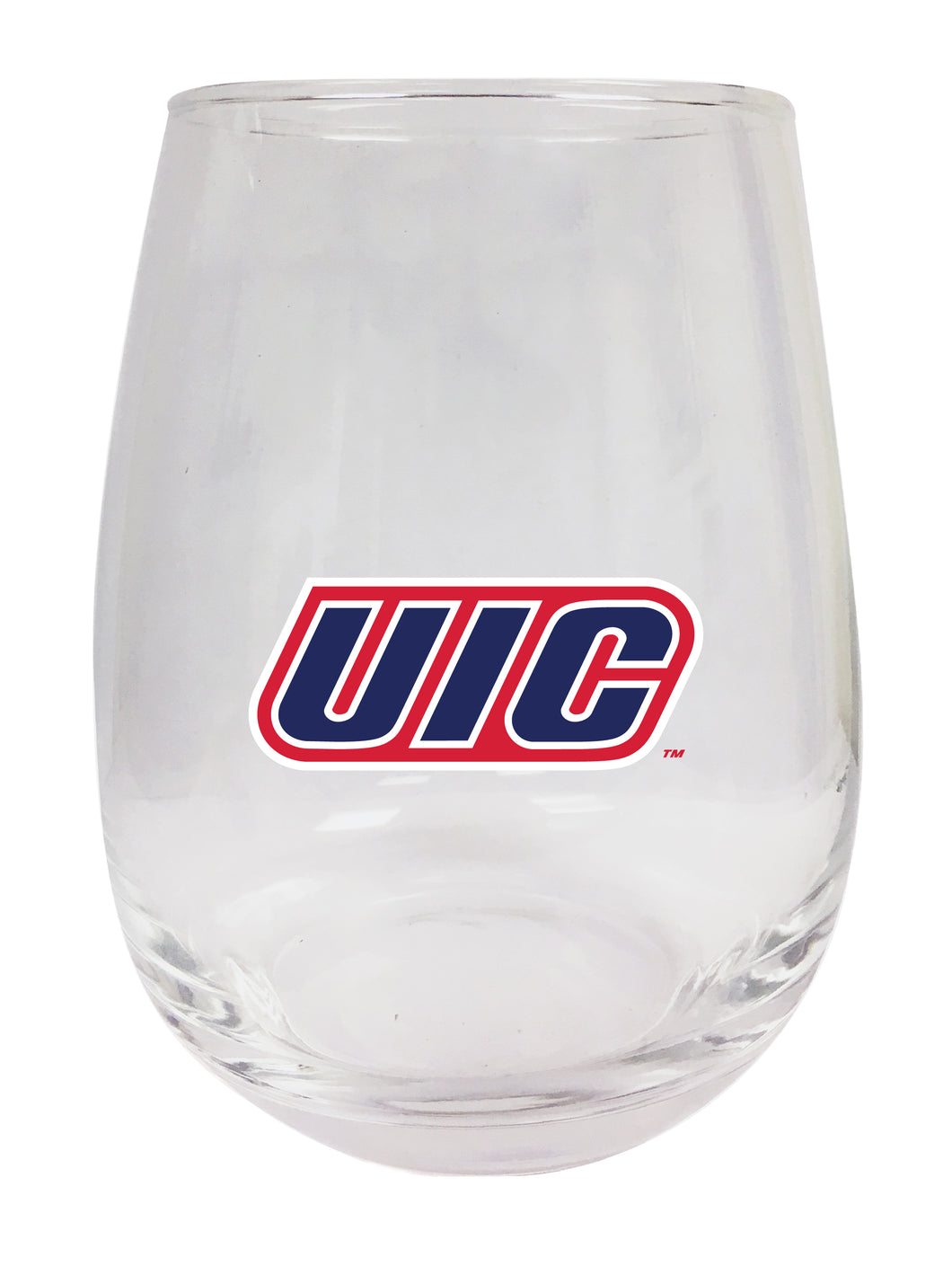 University of Illinois at Chicago Stemless Wine Glass - 15 oz. | Officially Licensed NCAA Merchandise