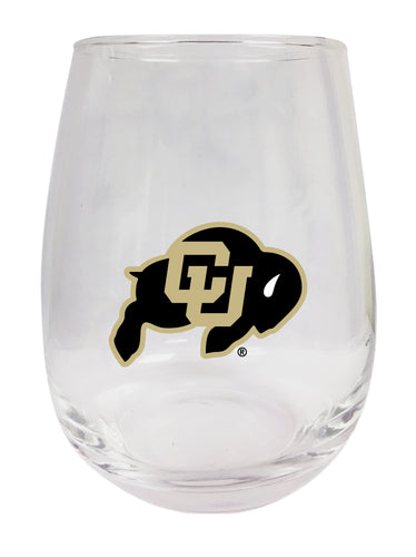 Colorado Buffaloes Stemless Wine Glass - 9 oz. | Officially Licensed NCAA Merchandise