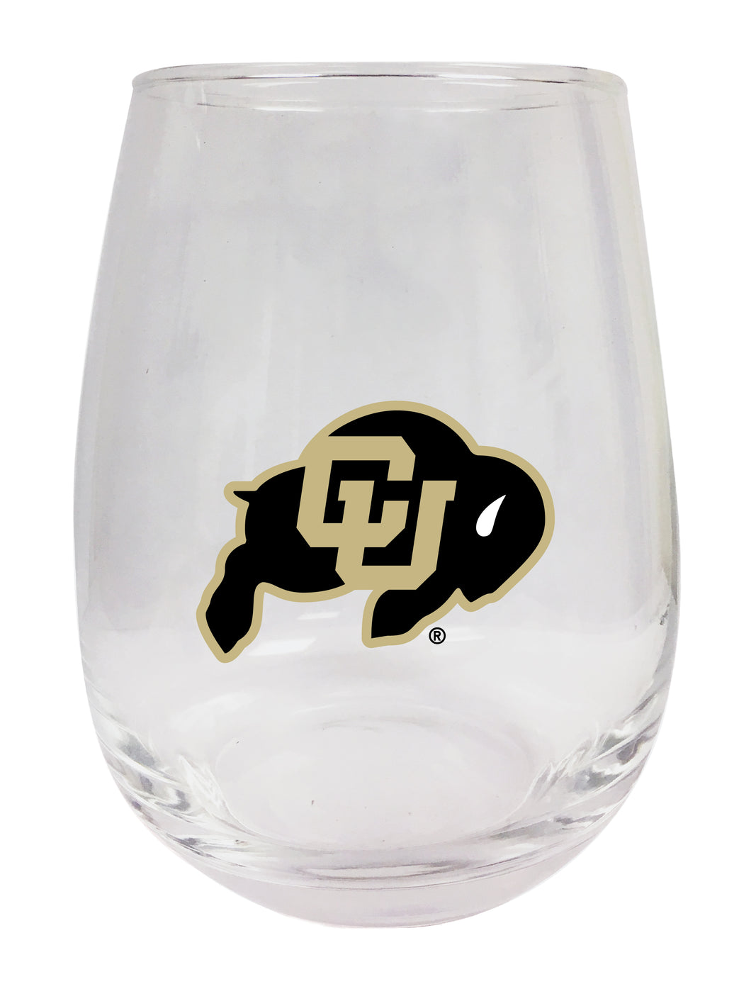 Colorado Buffaloes Stemless Wine Glass - 15 oz. | Officially Licensed NCAA Merchandise