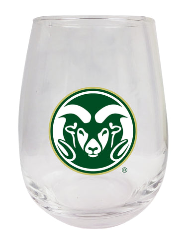 Colorado State Rams Stemless Wine Glass - 15 oz. | Officially Licensed NCAA Merchandise