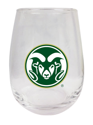 Colorado State Rams Stemless Wine Glass - 9 oz. | Officially Licensed NCAA Merchandise