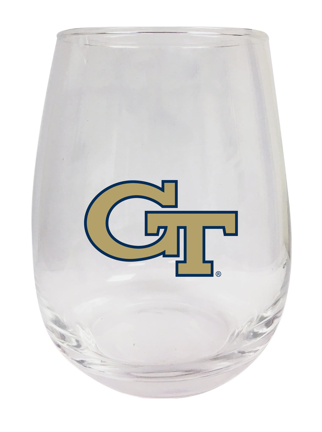 Georgia Tech Yellow Jackets Stemless Wine Glass - 9 oz. | Officially Licensed NCAA Merchandise