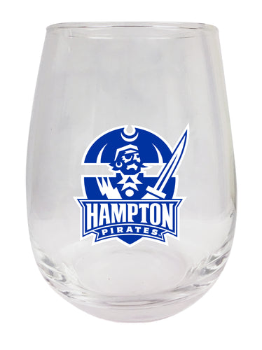 Hampton University Stemless Wine Glass - 15 oz. | Officially Licensed NCAA Merchandise
