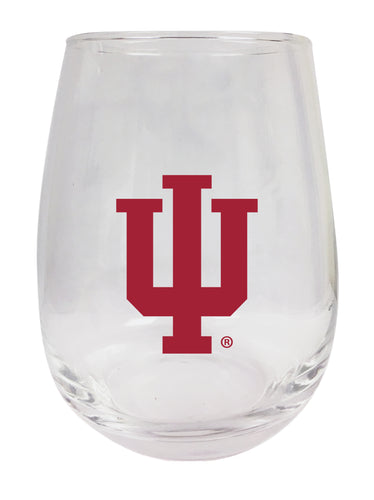 Indiana Hoosiers Stemless Wine Glass - 9 oz. | Officially Licensed NCAA Merchandise