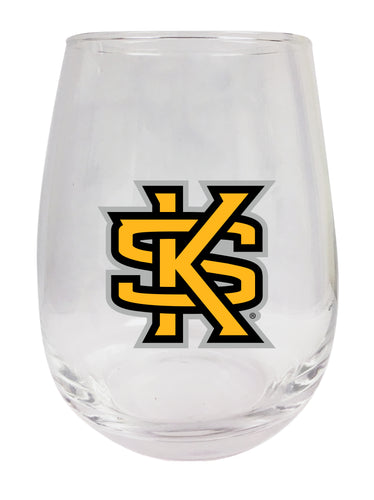 Kennesaw State University Stemless Wine Glass - 15 oz. | Officially Licensed NCAA Merchandise