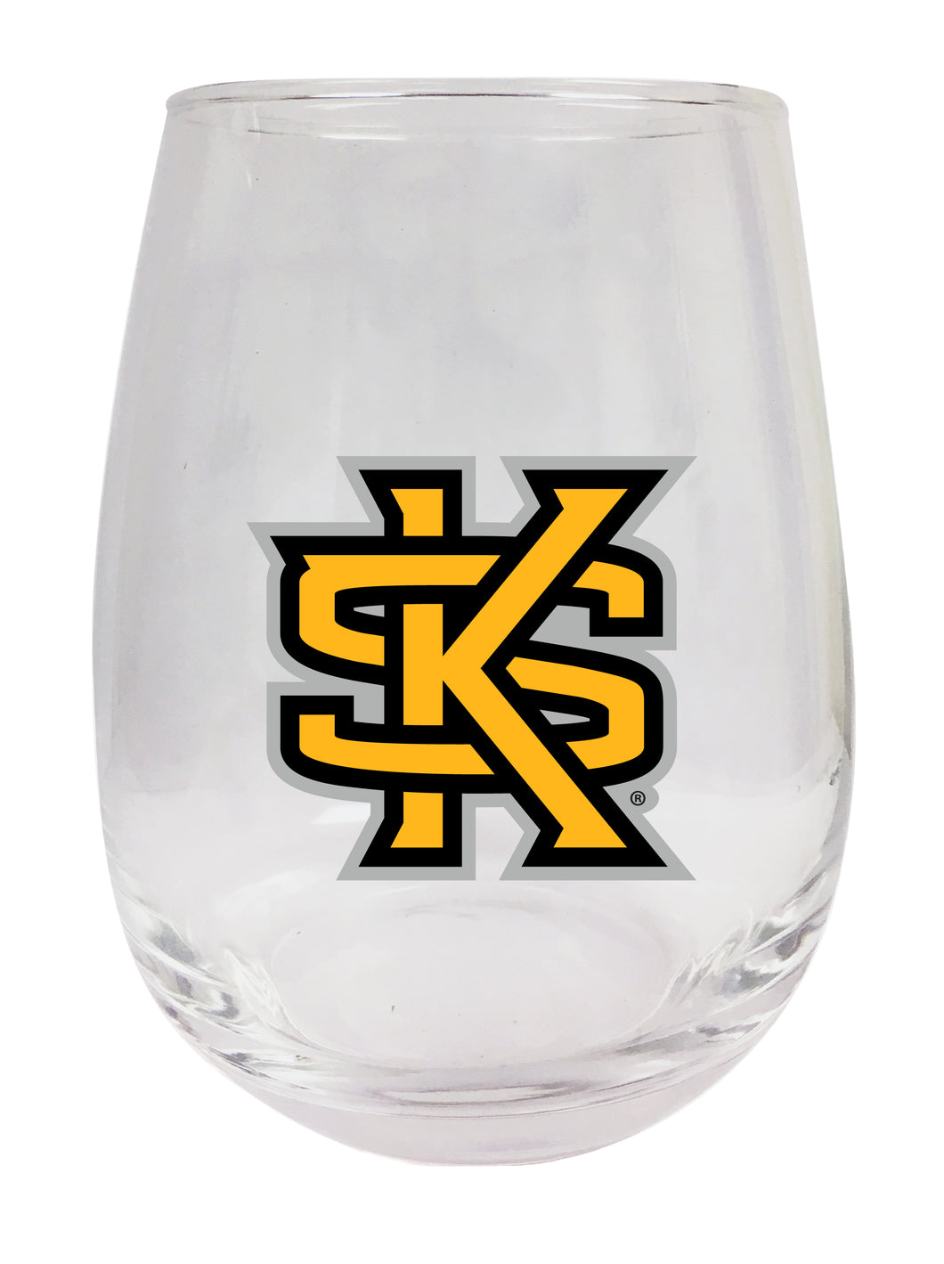 Kennesaw State University Stemless Wine Glass - 15 oz. | Officially Licensed NCAA Merchandise