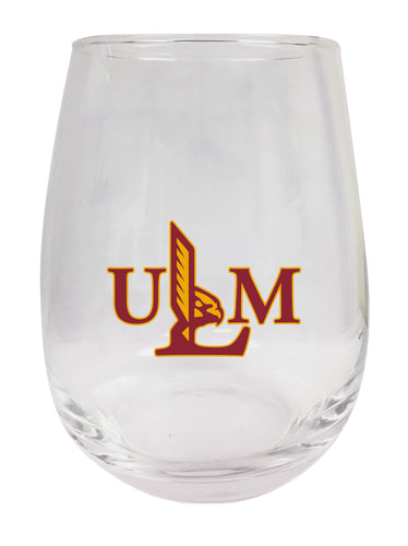 University of Louisiana Monroe Stemless Wine Glass - 9 oz. | Officially Licensed NCAA Merchandise