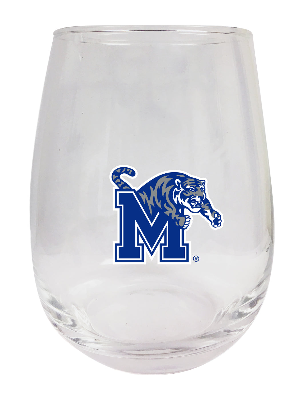 Memphis Tigers Stemless Wine Glass - 15 oz. | Officially Licensed NCAA Merchandise