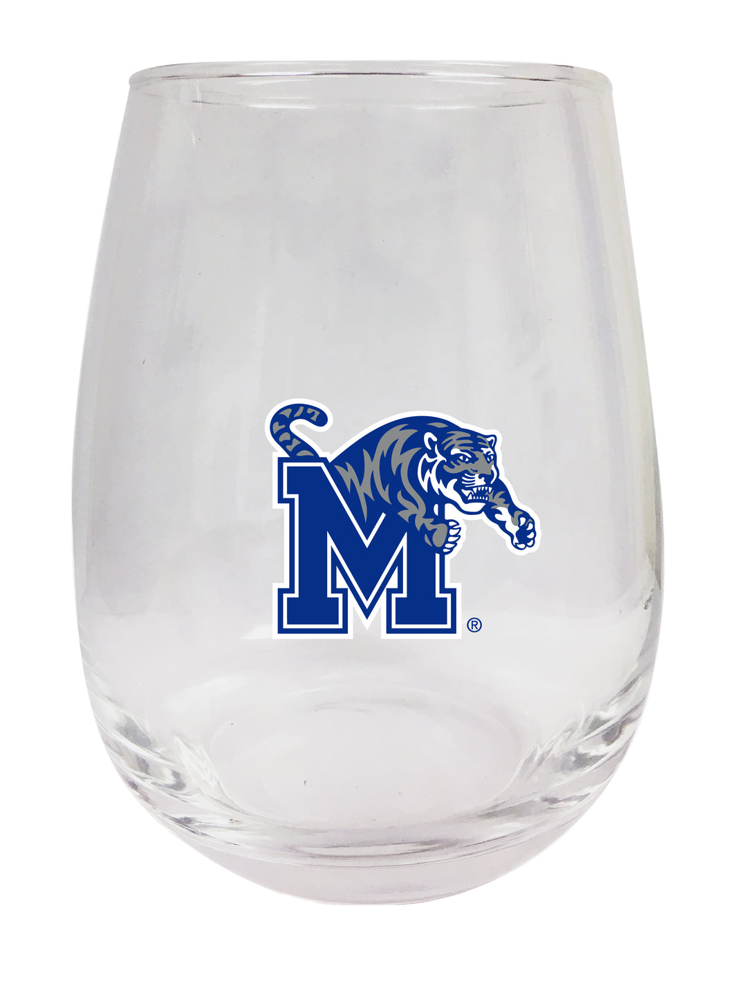 Memphis Tigers Stemless Wine Glass - 9 oz. | Officially Licensed NCAA Merchandise
