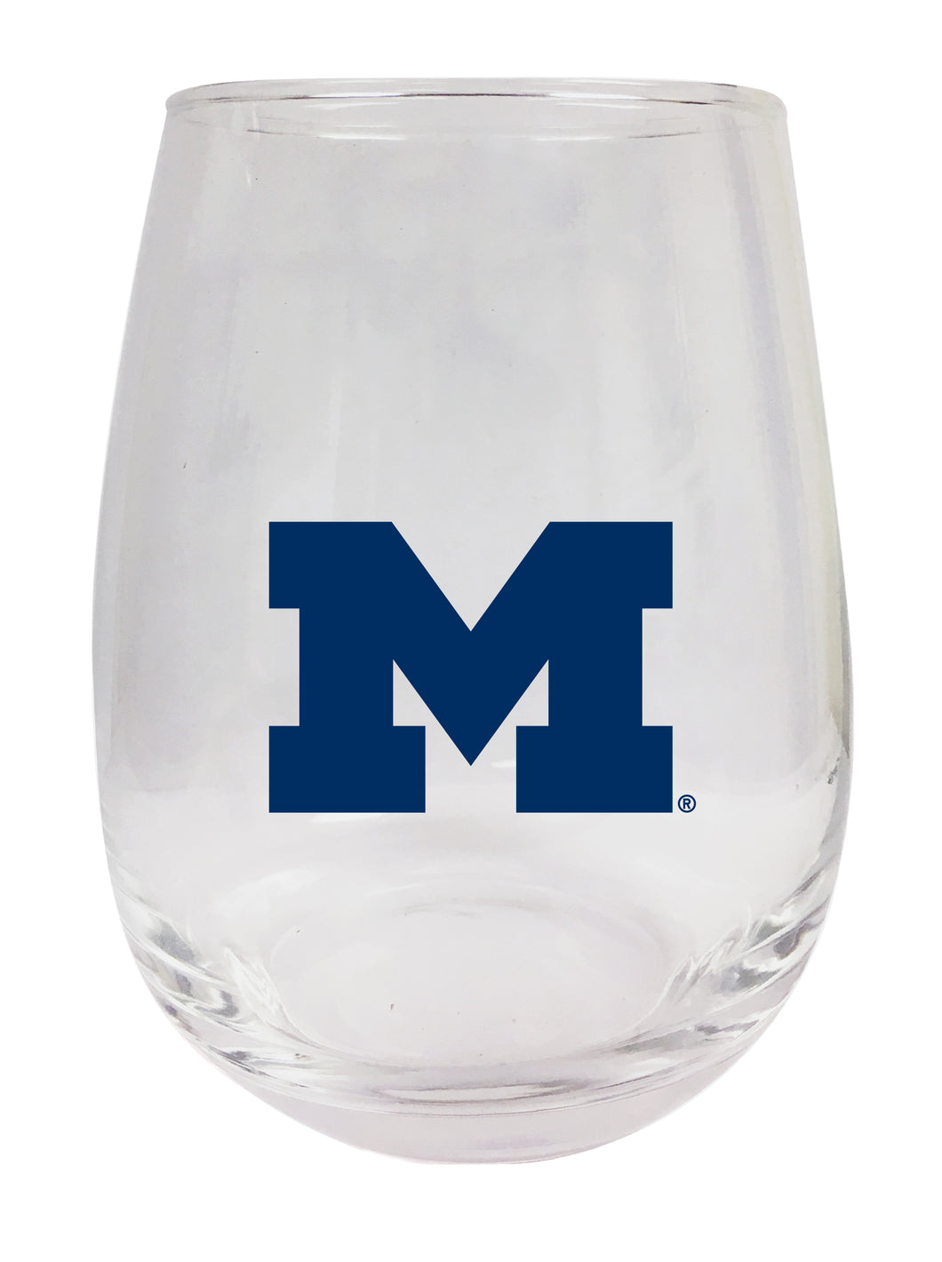 Michigan Wolverines Stemless Wine Glass - 15 oz. | Officially Licensed NCAA Merchandise