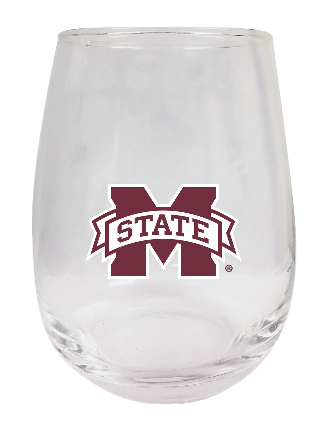 Mississippi State Bulldogs Stemless Wine Glass - 9 oz. | Officially Licensed NCAA Merchandise