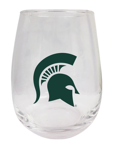 Michigan State Spartans Stemless Wine Glass - 15 oz. | Officially Licensed NCAA Merchandise
