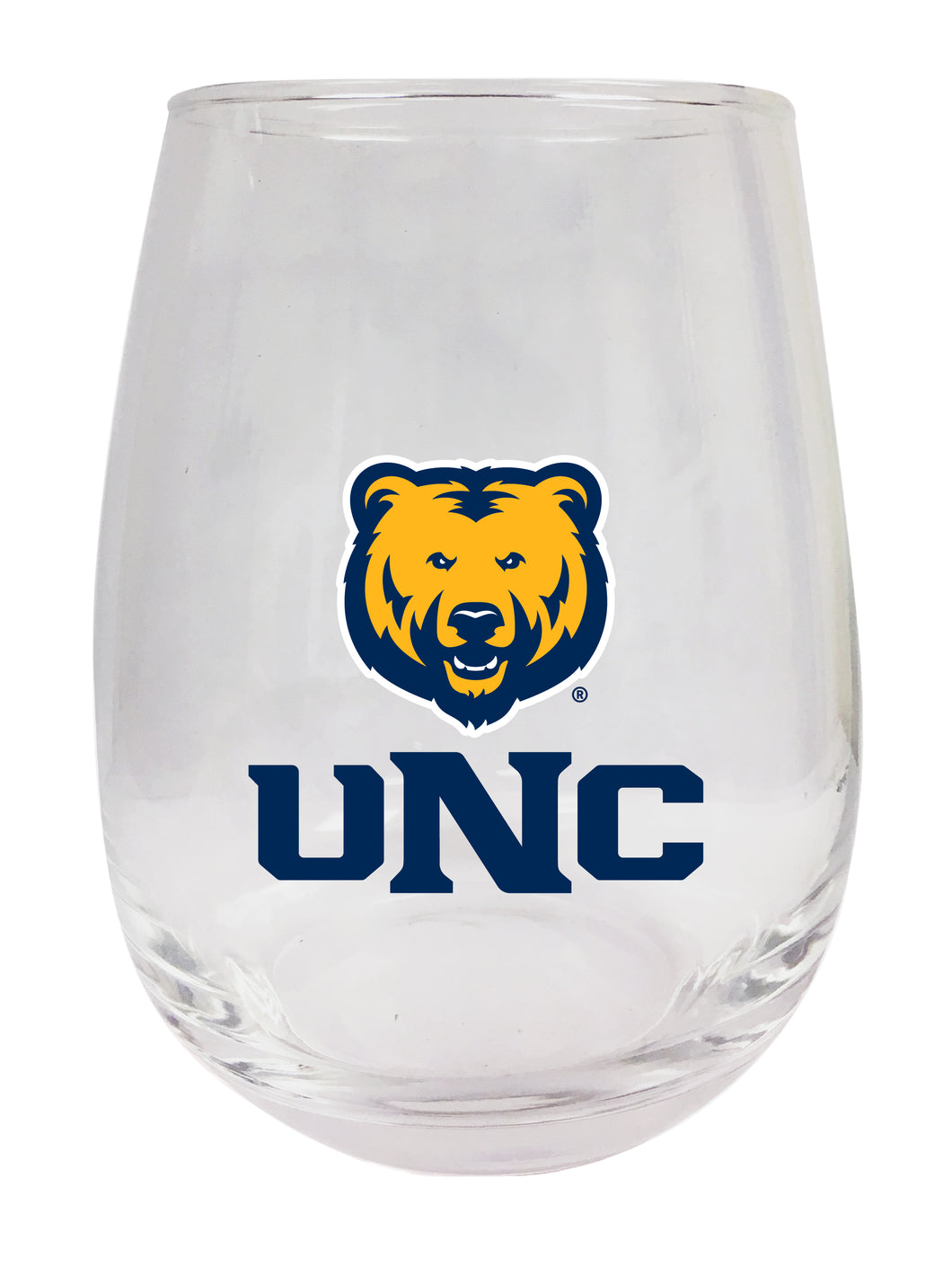 Northern Colorado Bears Stemless Wine Glass - 9 oz. | Officially Licensed NCAA Merchandise
