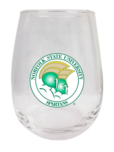Norfolk State University Stemless Wine Glass - 15 oz. | Officially Licensed NCAA Merchandise