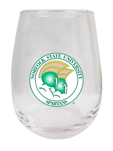 Norfolk State University Stemless Wine Glass - 9 oz. | Officially Licensed NCAA Merchandise