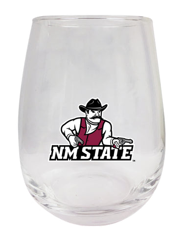 New Mexico State University Aggies Stemless Wine Glass - 9 oz. | Officially Licensed NCAA Merchandise