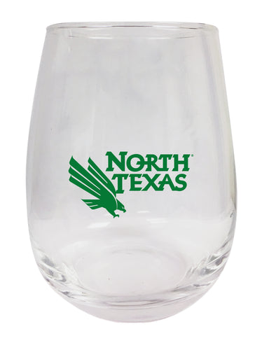 North Texas Stemless Wine Glass - 9 oz. | Officially Licensed NCAA Merchandise