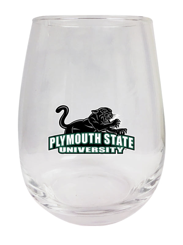 Plymouth State University Stemless Wine Glass - 15 oz. | Officially Licensed NCAA Merchandise