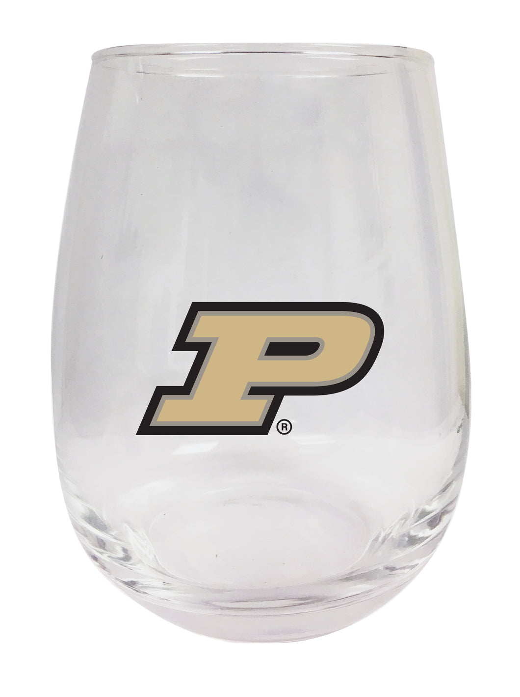 Purdue Boilermakers Stemless Wine Glass - 9 oz. | Officially Licensed NCAA Merchandise
