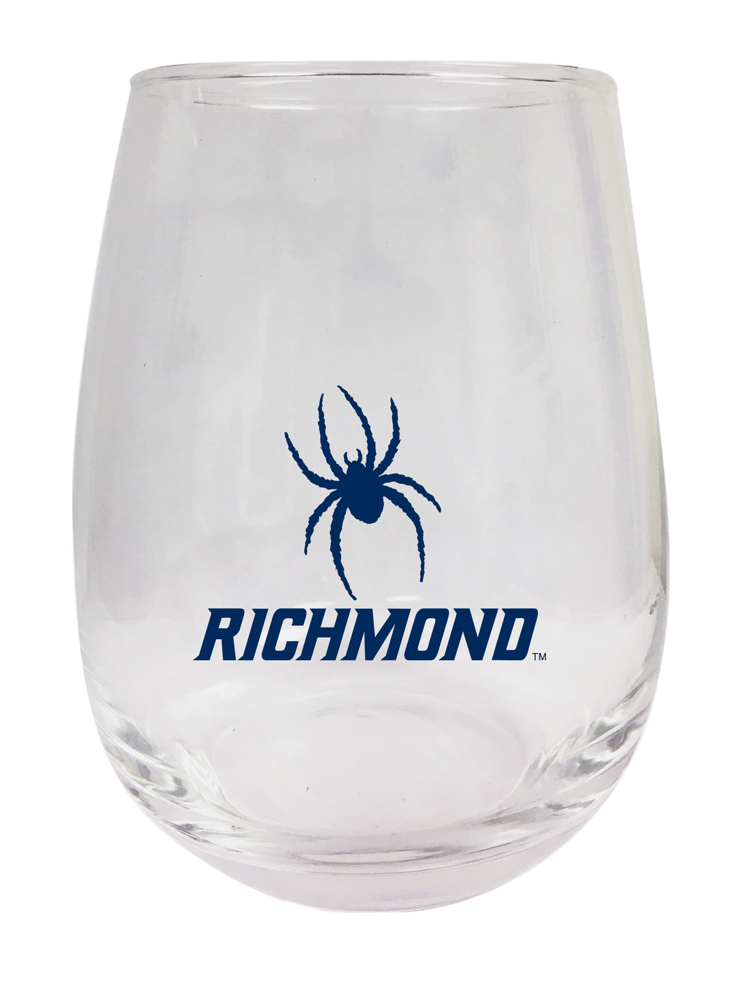 Richmond Spiders Stemless Wine Glass - 9 oz. | Officially Licensed NCAA Merchandise