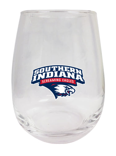 University of Southern Indiana Stemless Wine Glass - 9 oz. | Officially Licensed NCAA Merchandise