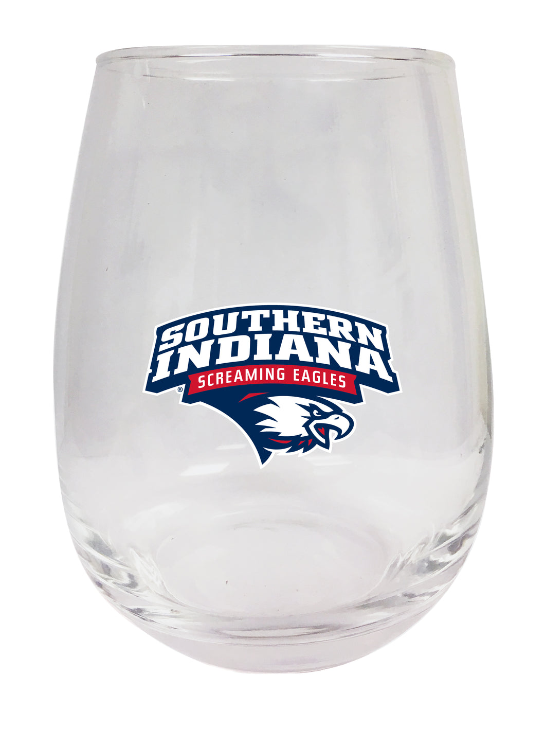 University of Southern Indiana Stemless Wine Glass - 9 oz. | Officially Licensed NCAA Merchandise