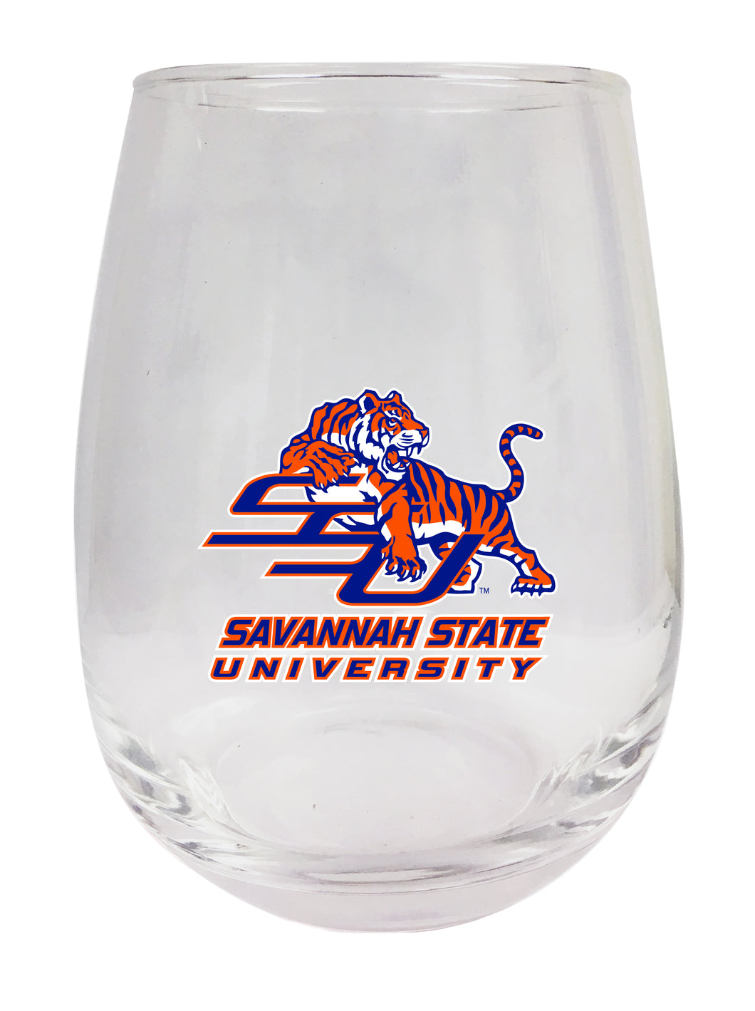 Savannah State University Stemless Wine Glass - 15 oz. | Officially Licensed NCAA Merchandise