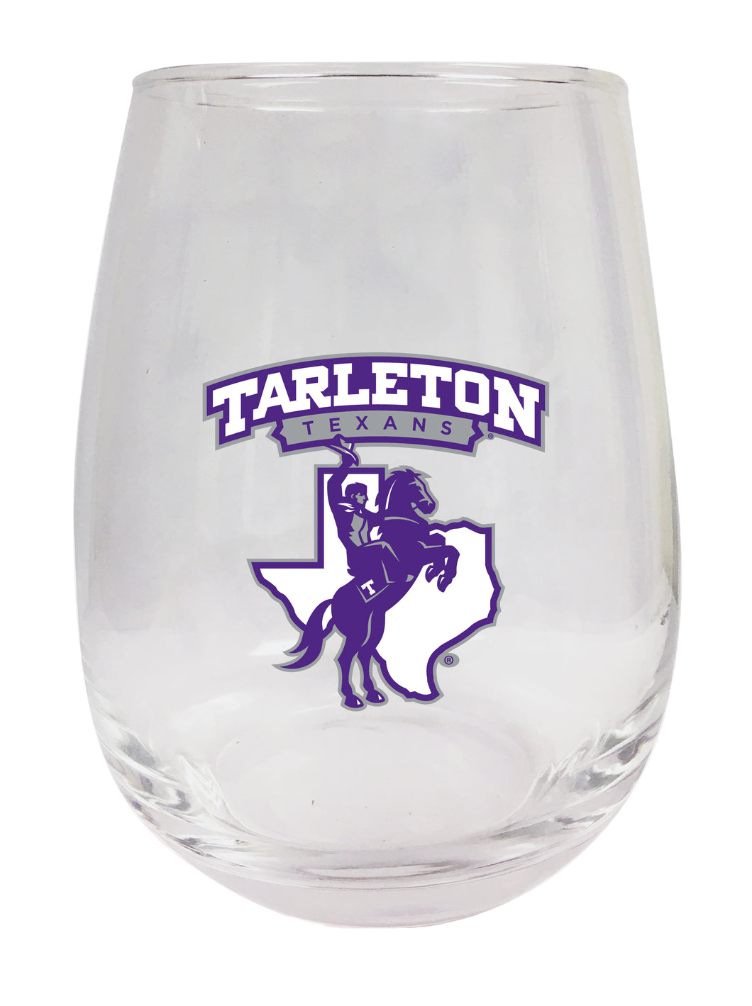 Tarleton State University Stemless Wine Glass - 15 oz. | Officially Licensed NCAA Merchandise