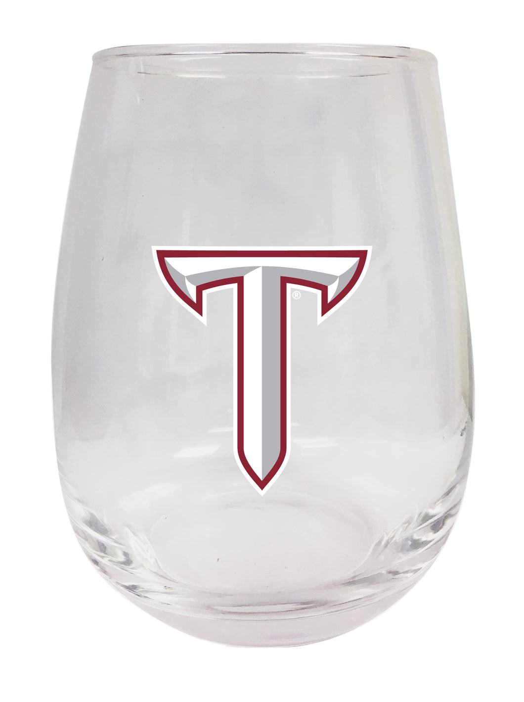 Troy University Stemless Wine Glass - 15 oz. | Officially Licensed NCAA Merchandise