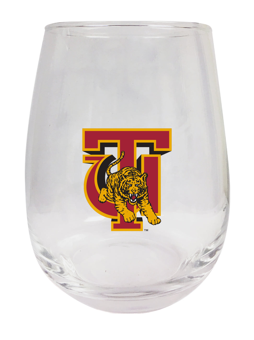 Tuskegee University 9 oz Stemless Wine Glass