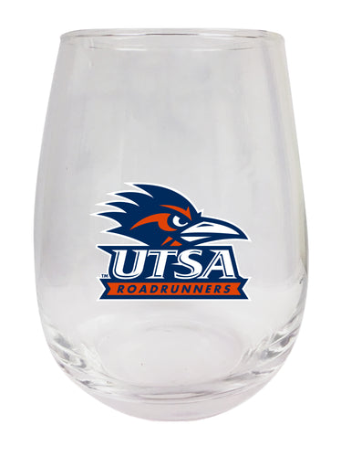 UTSA Road Runners Stemless Wine Glass - 15 oz. | Officially Licensed NCAA Merchandise