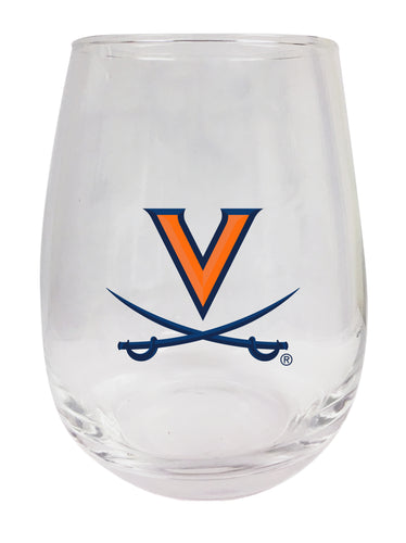 Virginia Cavaliers Stemless Wine Glass - 9 oz. | Officially Licensed NCAA Merchandise