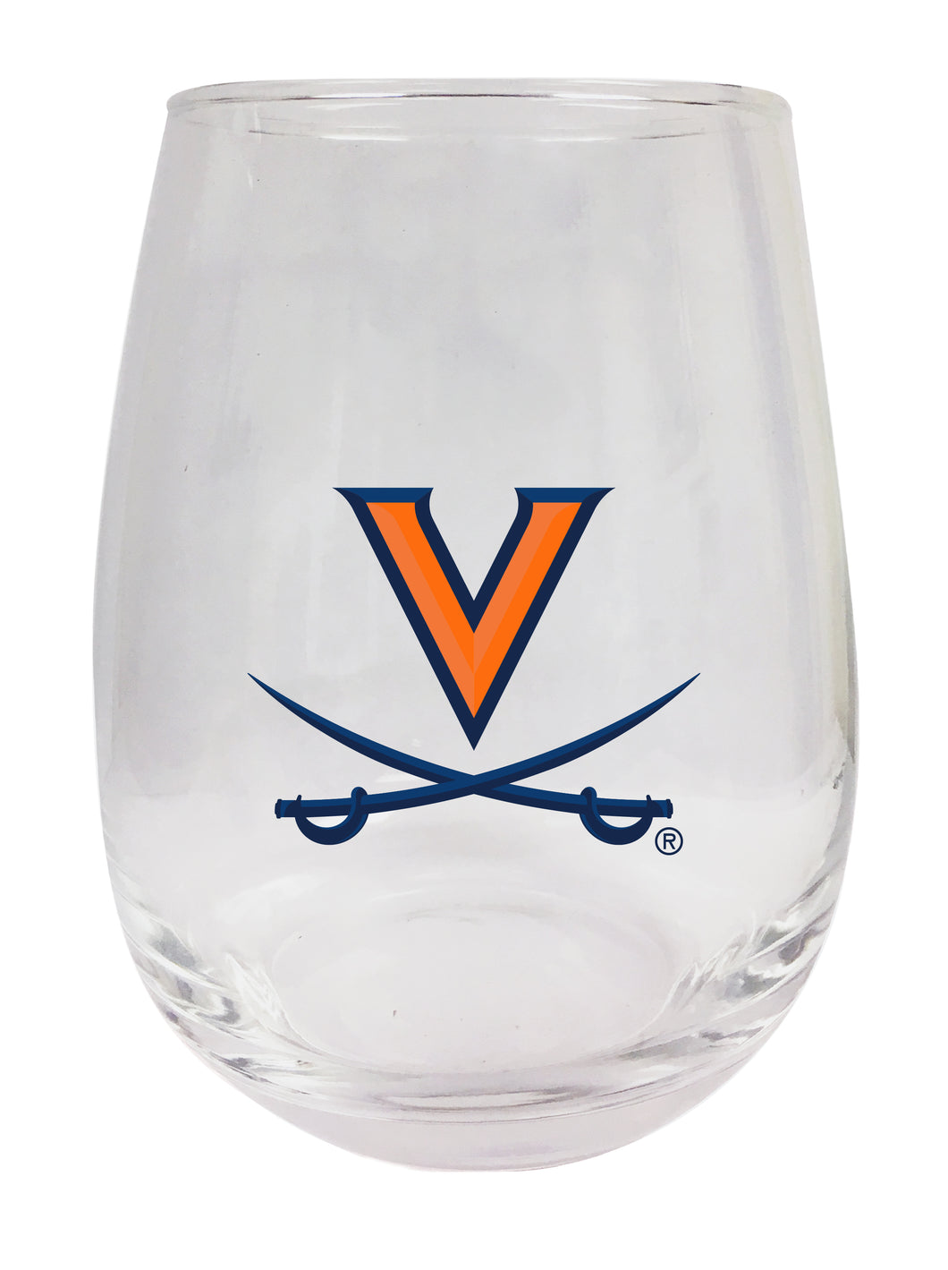 Virginia Cavaliers Stemless Wine Glass - 9 oz. | Officially Licensed NCAA Merchandise