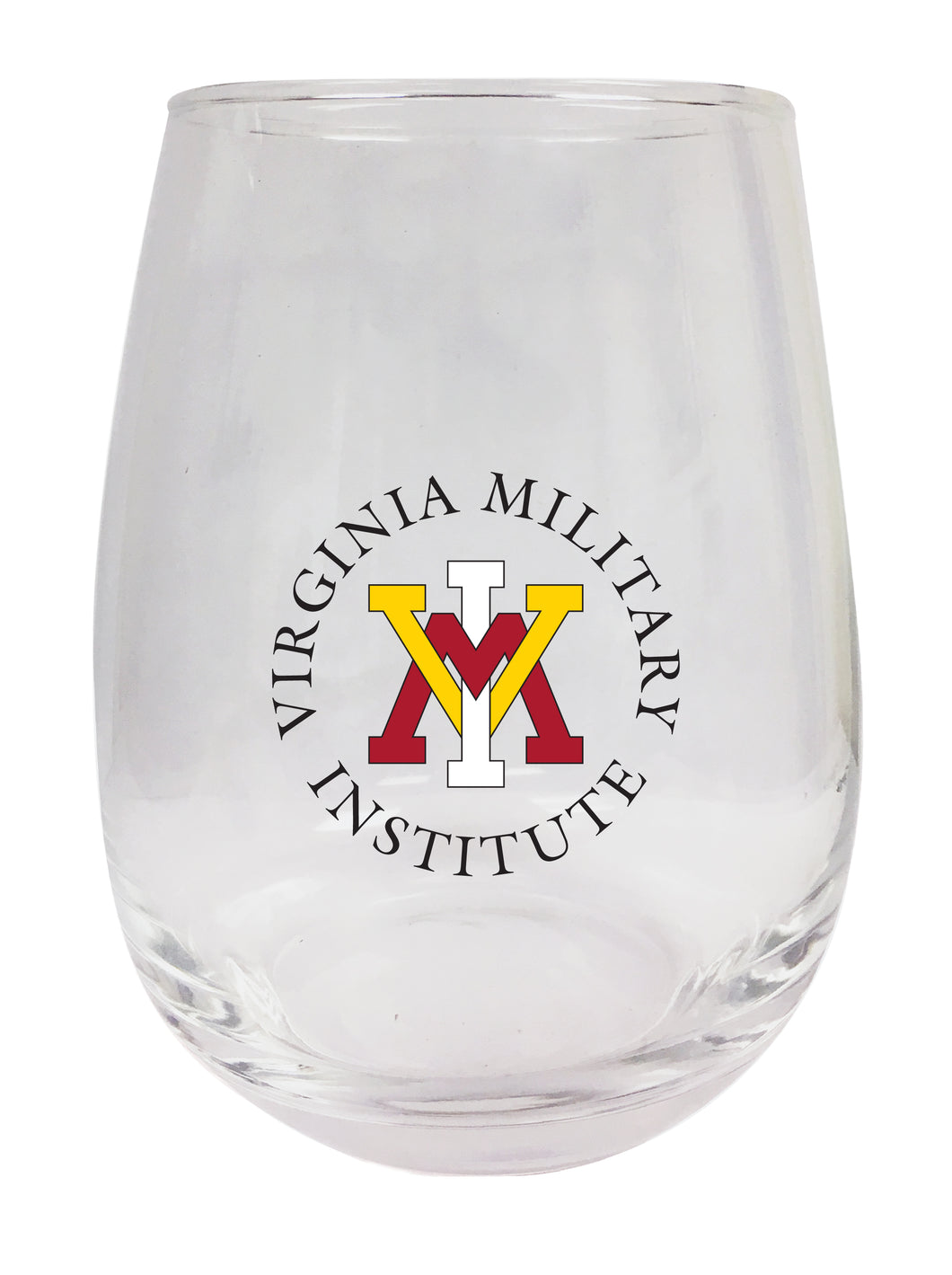 VMI Keydets Stemless Wine Glass - 9 oz. | Officially Licensed NCAA Merchandise