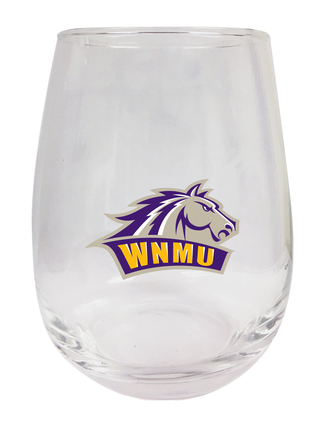 Western New Mexico University Stemless Wine Glass - 9 oz. | Officially Licensed NCAA Merchandise