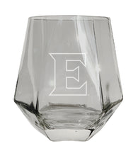 Load image into Gallery viewer, Elon University Tigers Etched Diamond Cut 10 oz Stemless Wine Glass - NCAA Licensed
