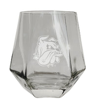 Load image into Gallery viewer, Minnesota Duluth Bulldogs Tigers Etched Diamond Cut 10 oz Stemless Wine Glass - NCAA Licensed
